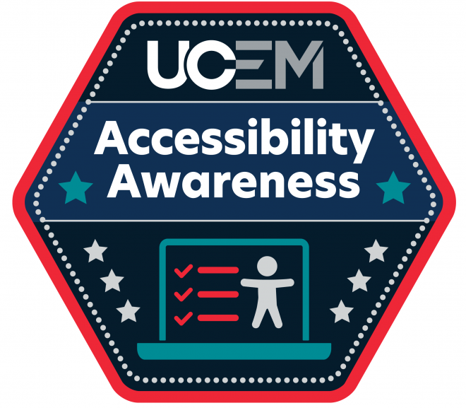 Launch of UCEM Accessibility Awareness Course
